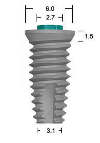 Biomet I Full Osseotite Tapered Implante Dental Spotimplant