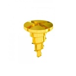 Cross recessed screw with tapered thread