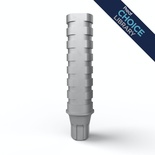 Temporary abutment with screw