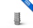 Titanium base with screw