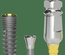 Kompatibles Implantat mit Verschlussschraube