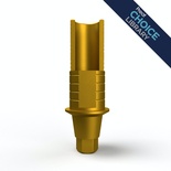 Titanium base with screw
