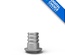 Titanium base with screw
