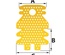 Special flat membrane mesh, bore-winged