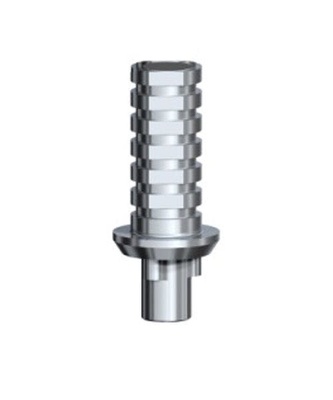 Temporary abutment with screw