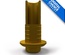 Titanium base with screw
