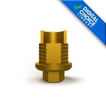 Base de titanio con tornillo