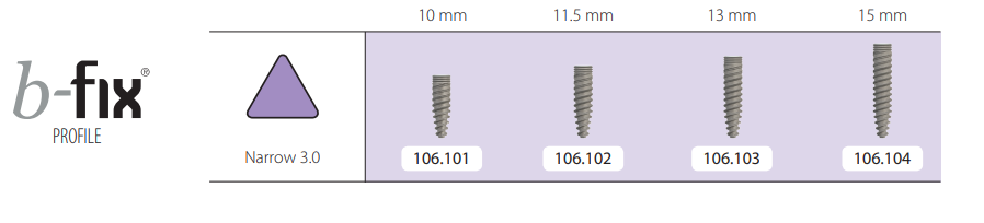 Titanium Fix B-fix Profile Dental Implant | SpotImplant