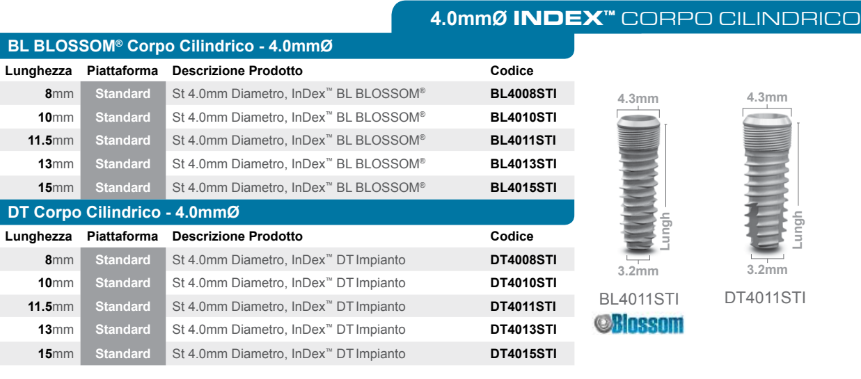 IntraLock System International Index Cylindrical 4.0 Dental Implant
