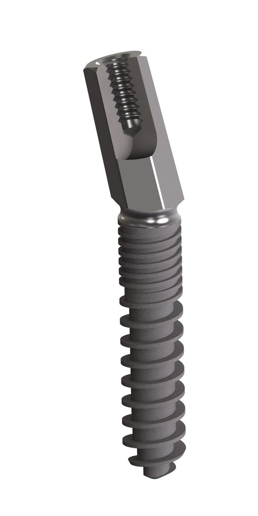 One-piece angled implant main image