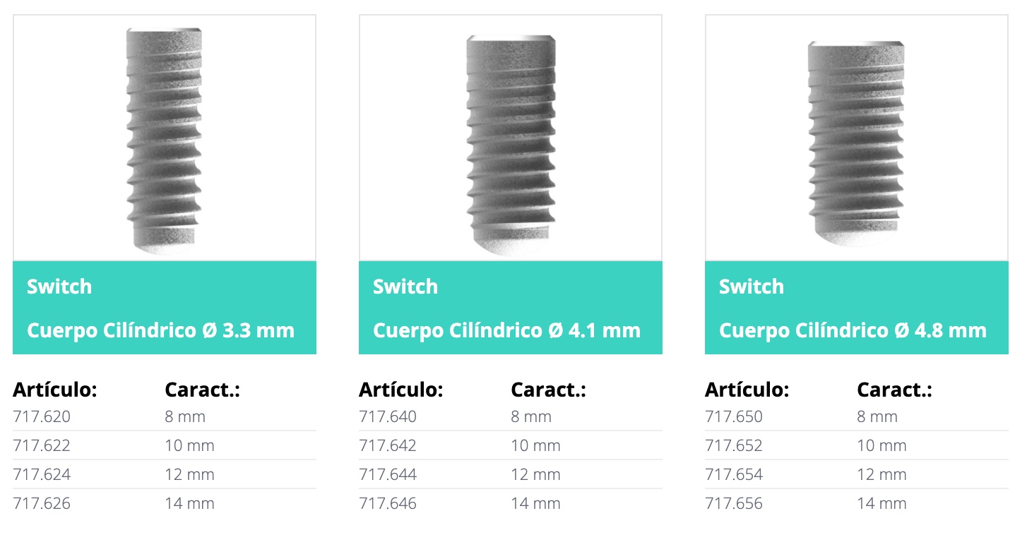 Federa Fis Switch Cilíndrico Dental Implant | SpotImplant