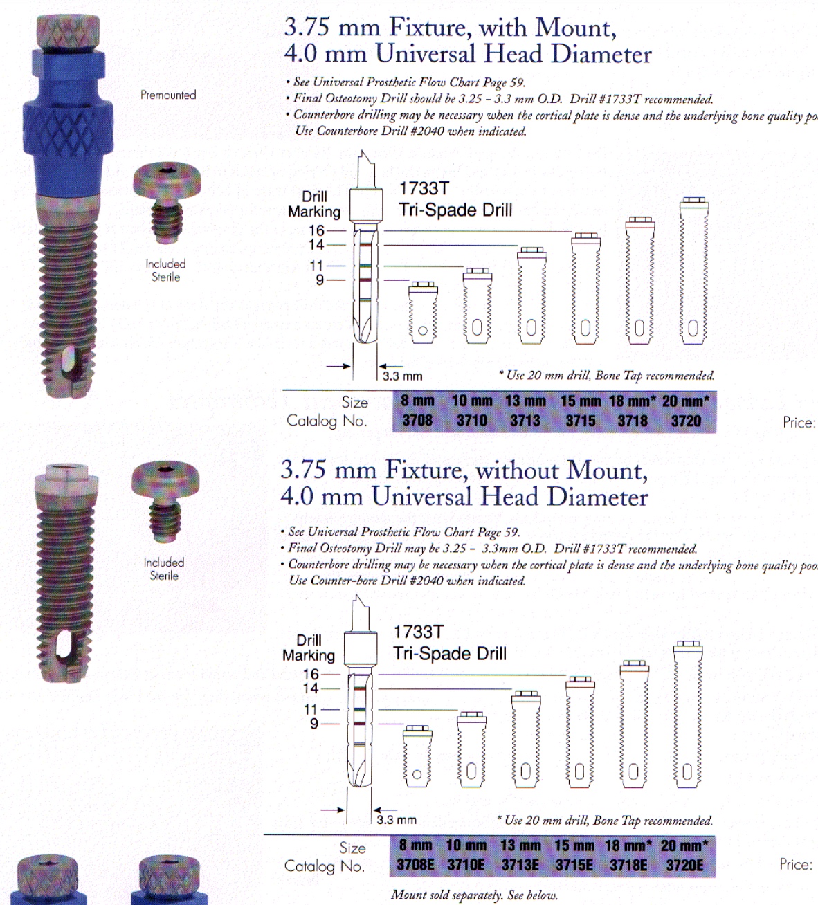 IMTEC Hexed Head 3.75/4 Dental Implant SpotImplant