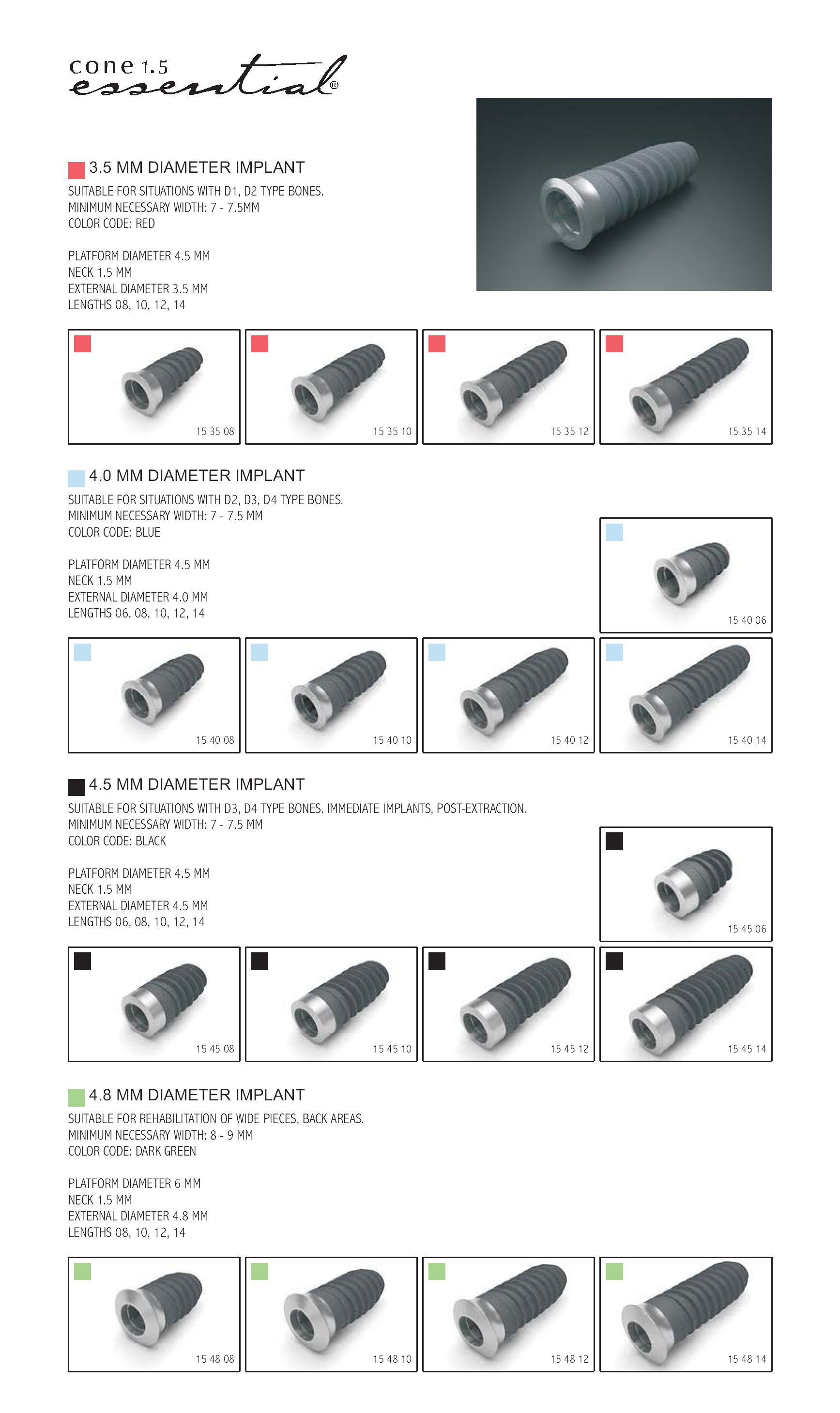 Klockner Essential Cone Implante dental | SpotImplant 