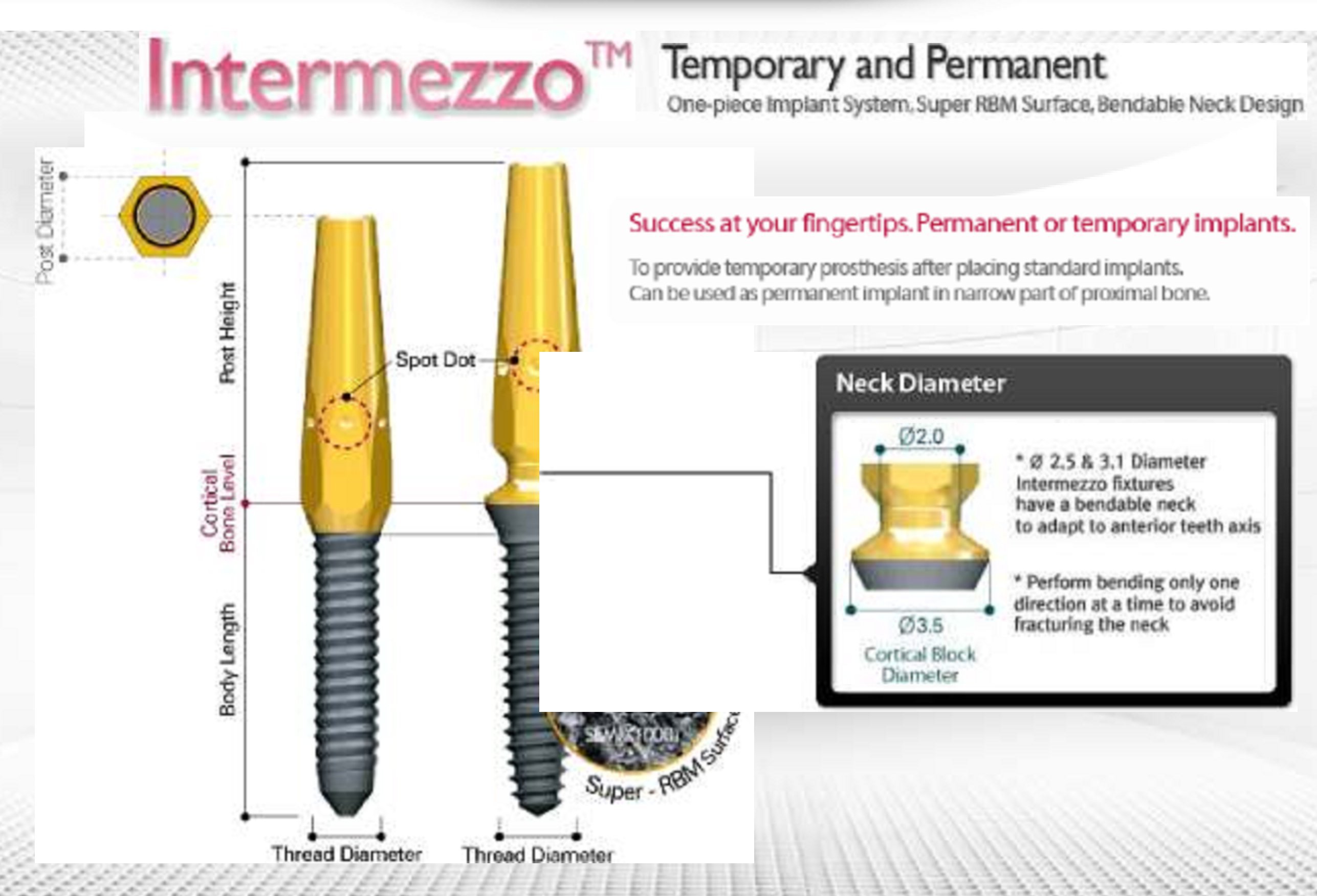 Megagen Intermezzo Implant Dentaire | SpotImplant