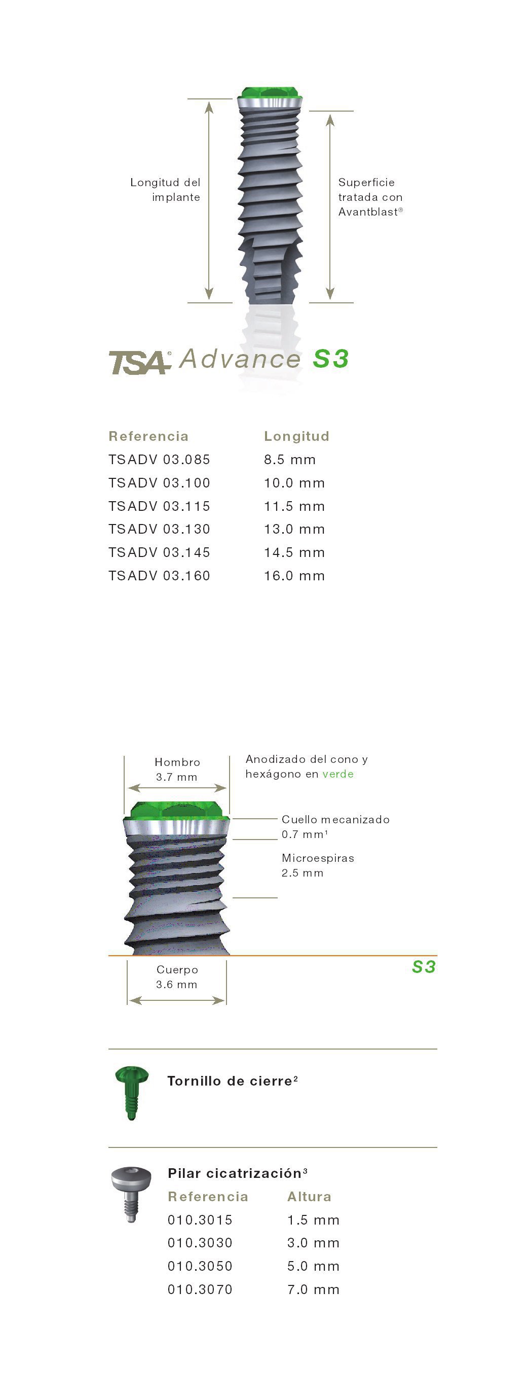 Phibo TSA Advance Implant dentaire SpotImplant