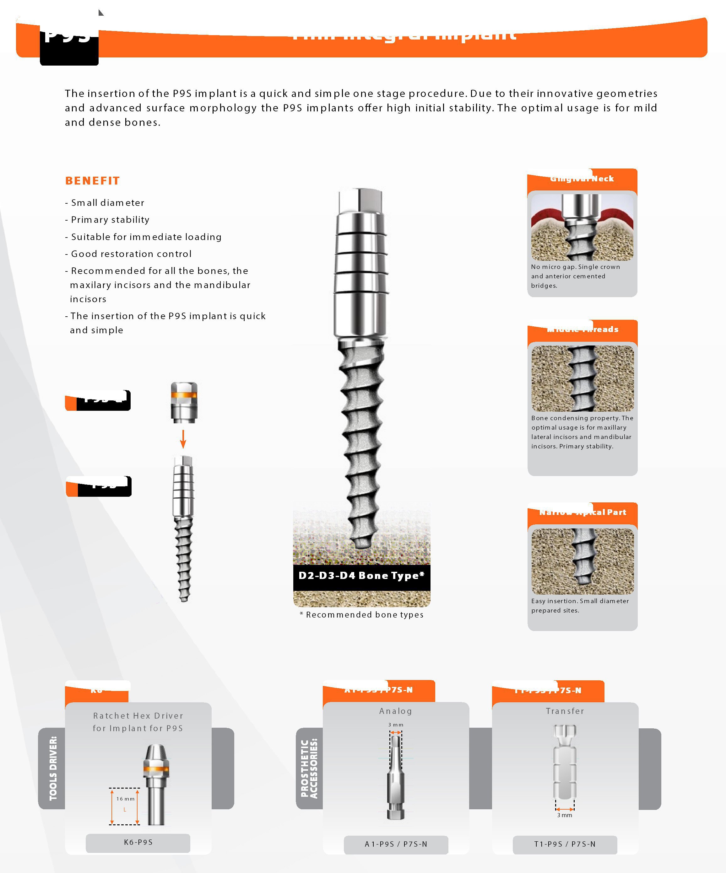 SGS Dental P9S Dental Implant SpotImplant