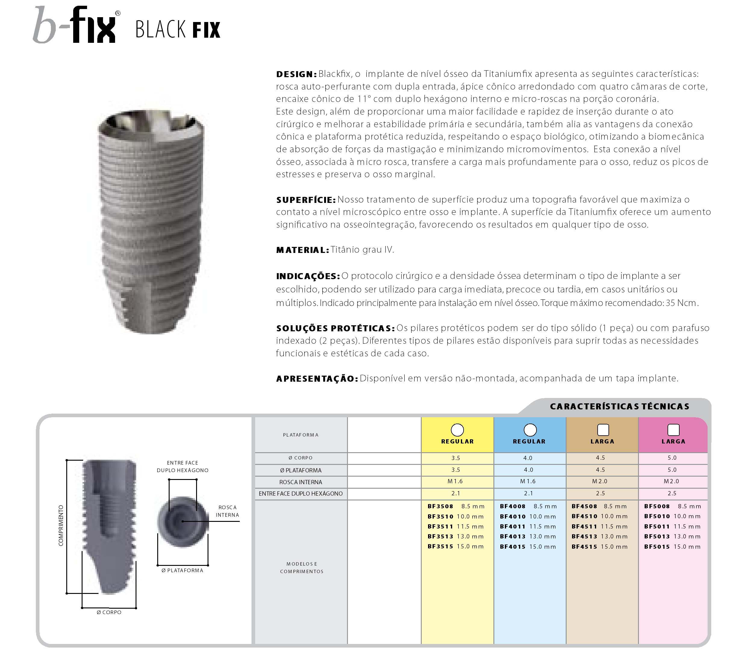 Titanium Fix B-fix Black-Fix Implant Dentaire | SpotImplant